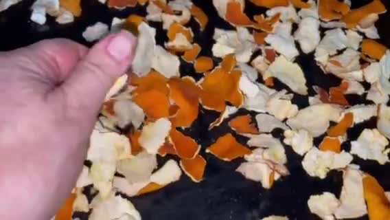 Foto del paso 1 de la receta: Cáscara de mandarina en polvo