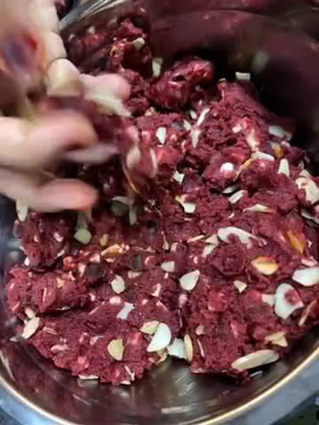 Gambar langkah 5 resipi Biskut Red Velvet 🇺🇸 (Biskut Raya).