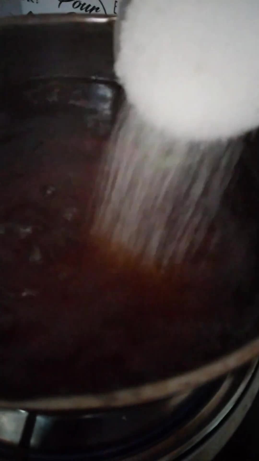 Gambar langkah 3 resipi Bubur butir nangka dan sagu.