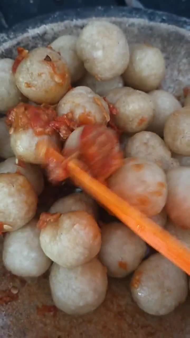 Foto langkah ke 9 dari resep Cimol goang🌶️ 🤤🤤.