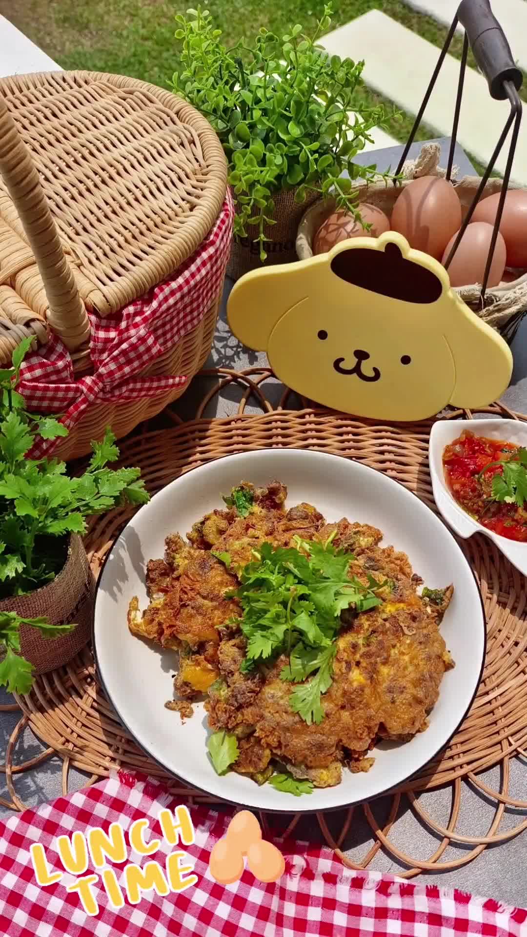 Foto langkah ke 3 dari resep Telur Dadar Ketumbar 🍳.