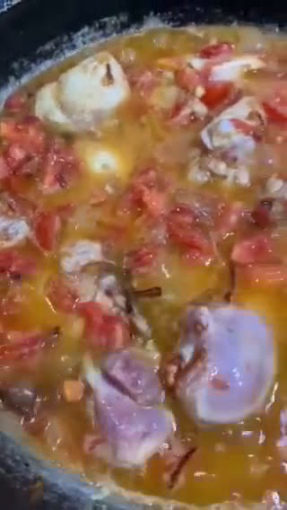 A picture of step 4 of Chicken Shinwari karahi.