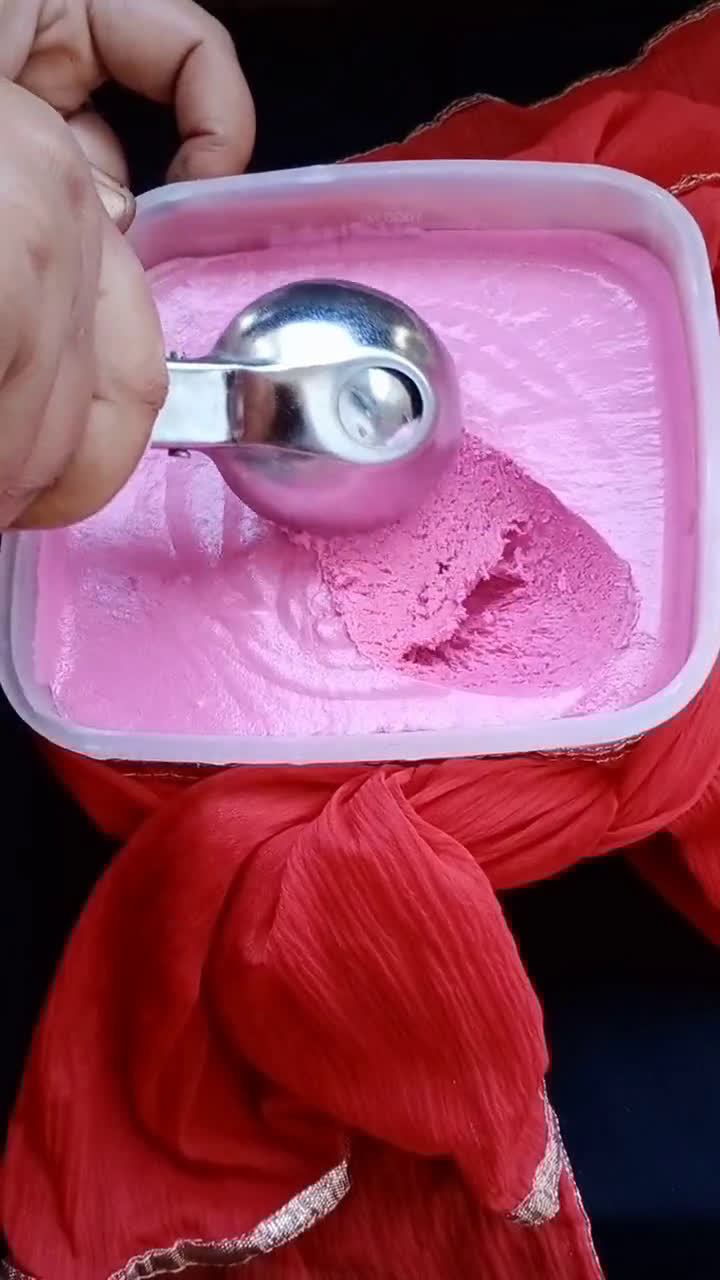 बीटरूट आइसक्रीम(beetroot icecream recipe in hindi) रेसिपी चरण 8 फोटो