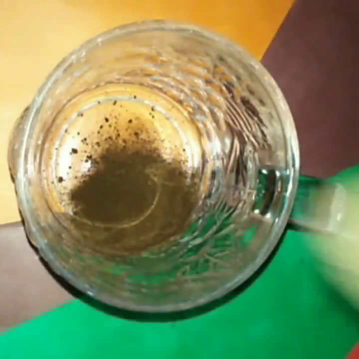 A picture of step 1 of Choco whipped coffee.