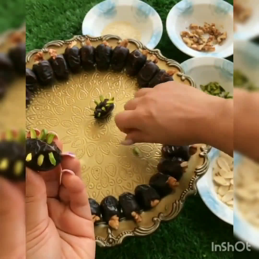عکس مرحله 2 از دستور تزئین خرما