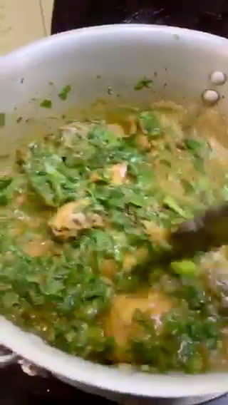 A picture of step 5 of Palak Chicken (Spinach Chicken).