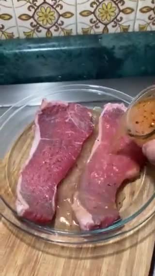 Foto del paso 1 de la receta: Filete 🥩 de res corte fino New York 🗽