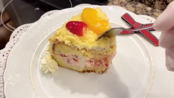 Foto del paso 16 de la receta: Tarta con frutas y nata