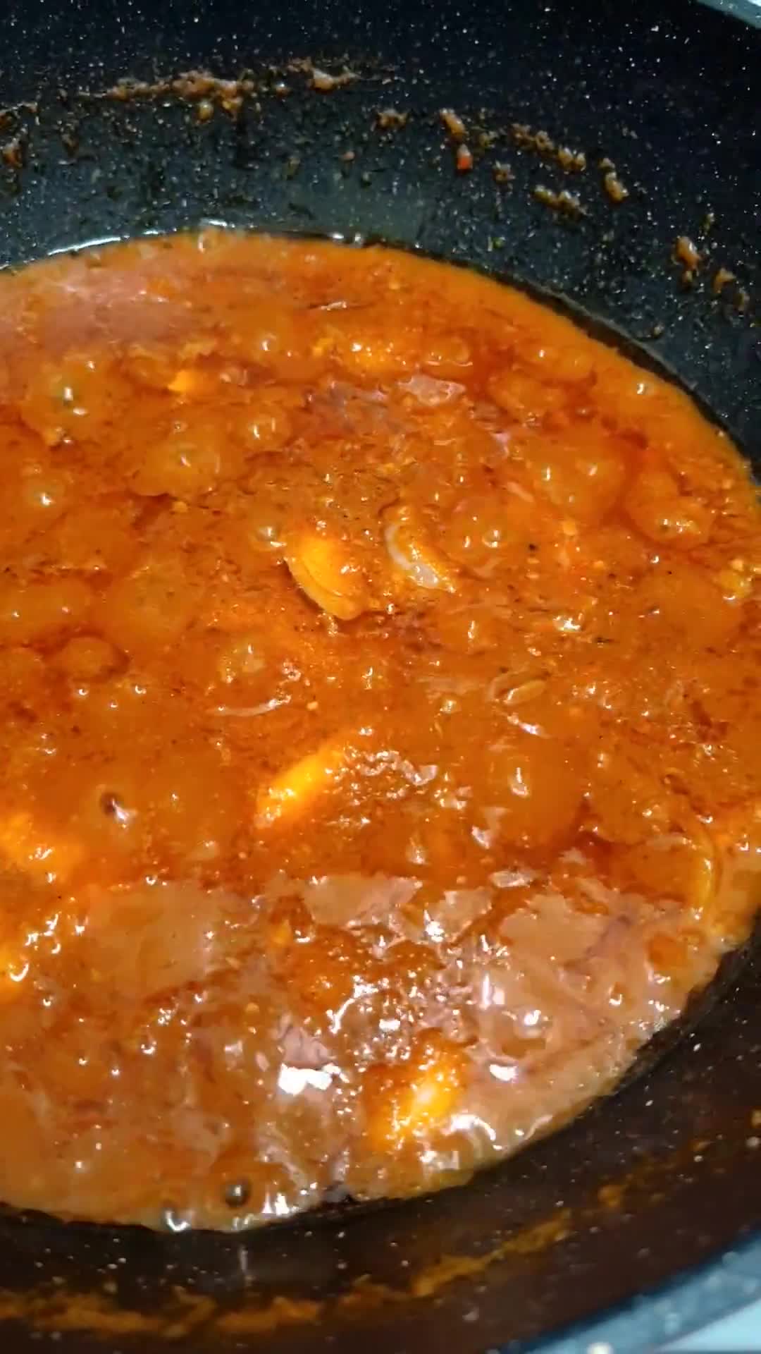 Gambar langkah 5 resipi Telur Sambal Quick Fix.