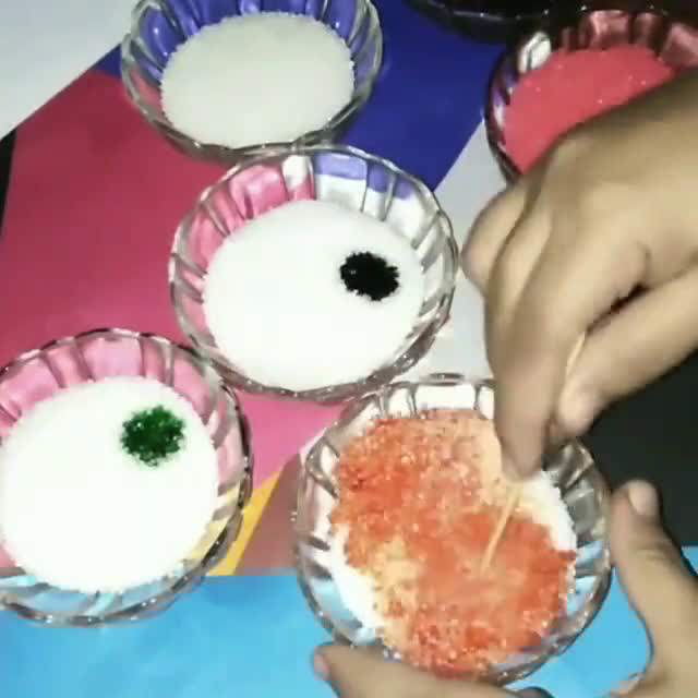 A picture of step 6 of Sanding Sugar.