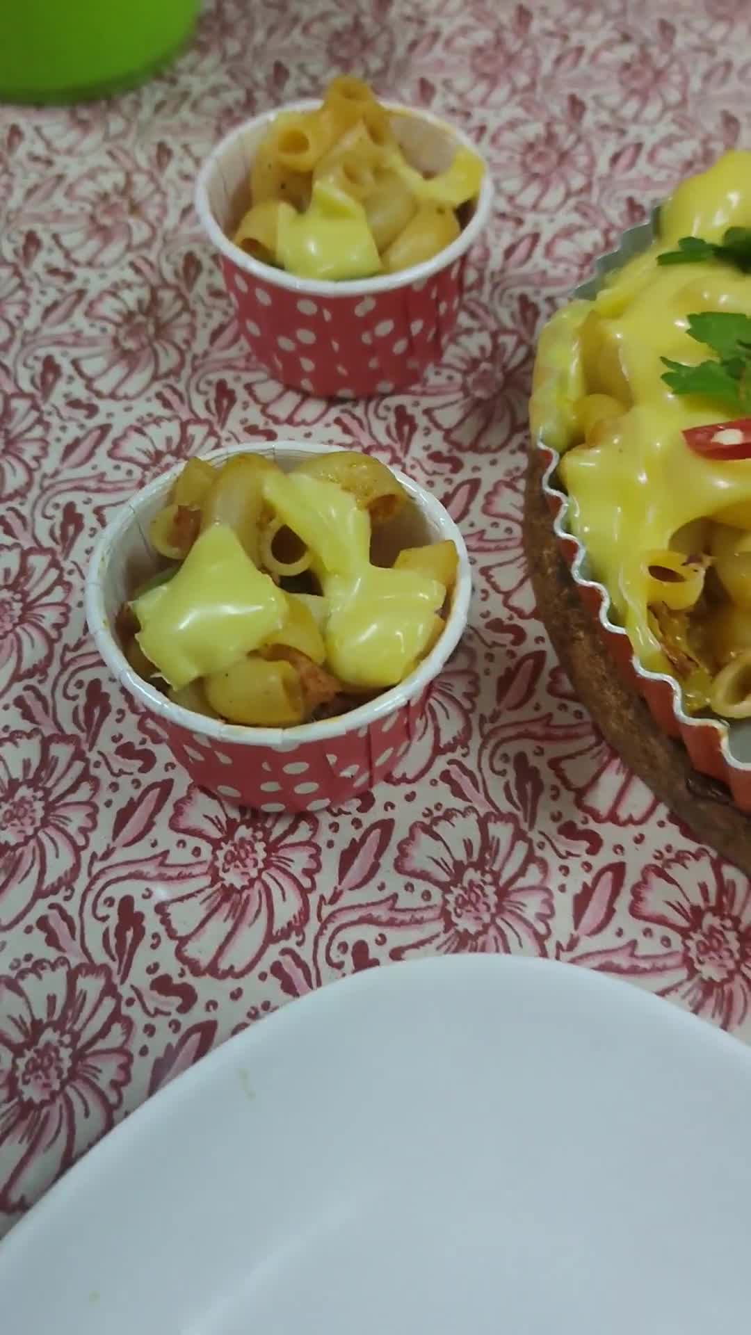 Gambar langkah 12 resipi Makaroni Bakar Ekspress.