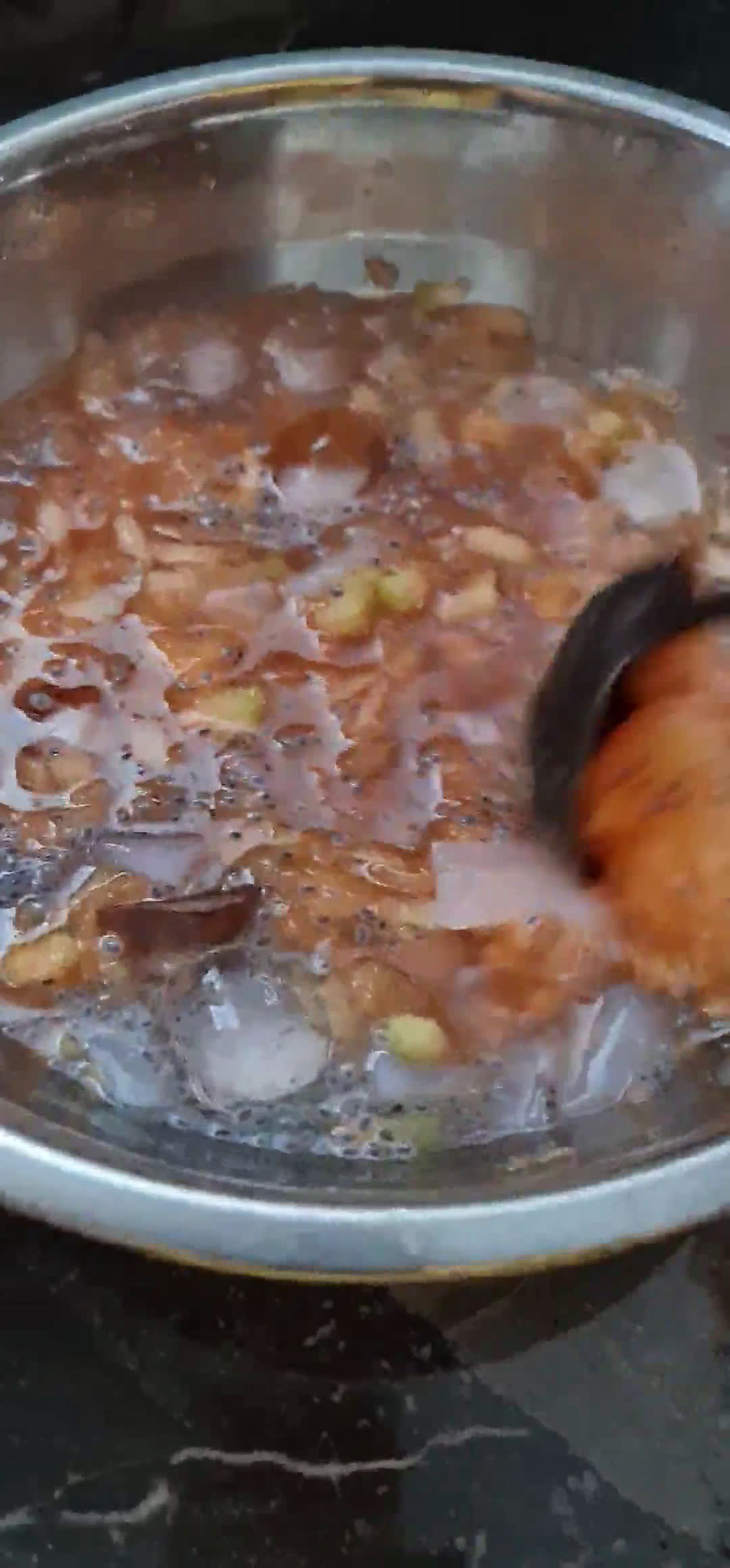 Foto langkah ke 4 dari resep Es Melon Serut Nata De Coco.
