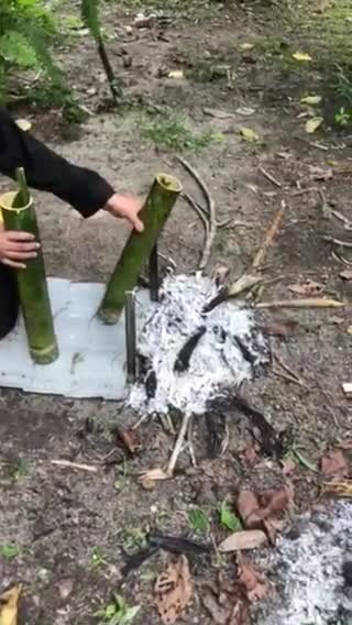 Gambar langkah 8 resipi Manok Pansoh Maggi.