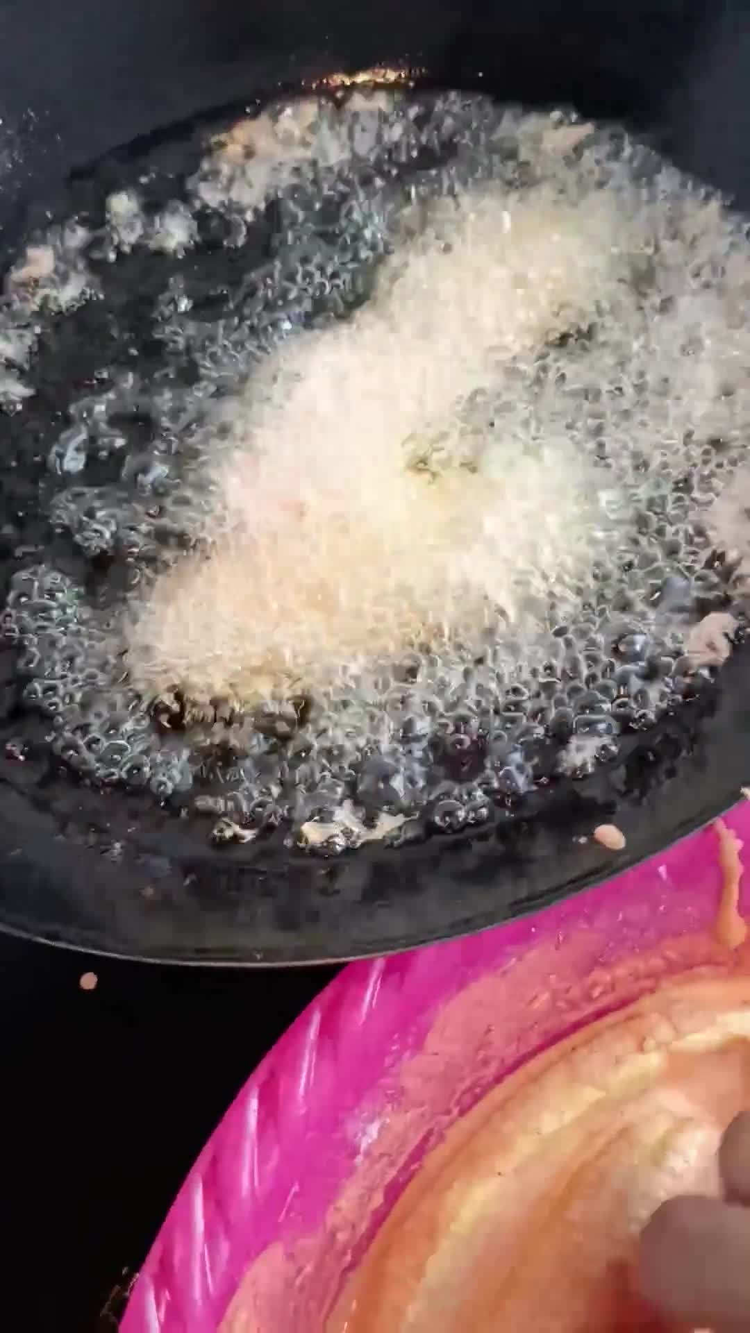 Gambar langkah 5 resipi Pisang Nipah Goreng.