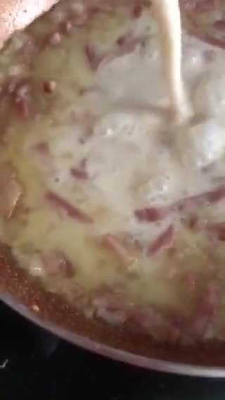 Foto del paso 7 de la receta: Spaghetti con salsa de cebolla y bacon ahumado