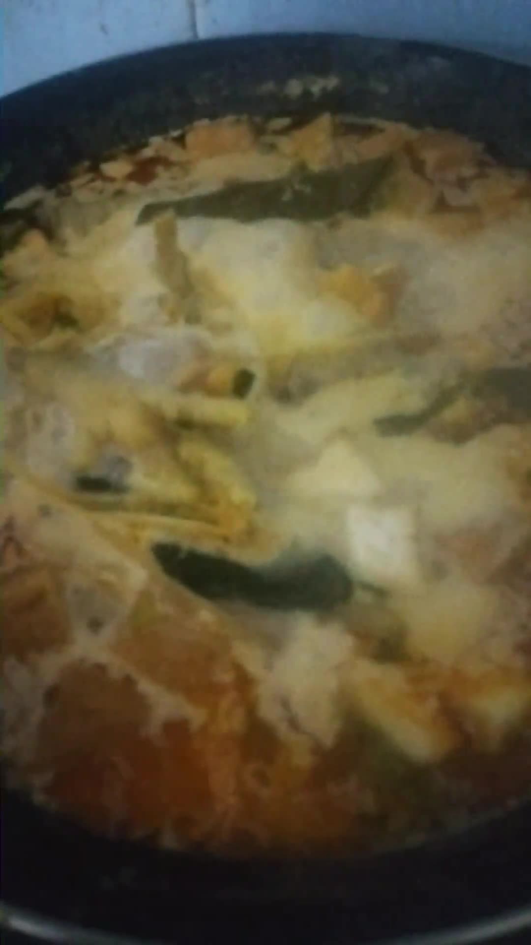 Foto langkah ke 3 dari resep Ceker tahu kuah santan.