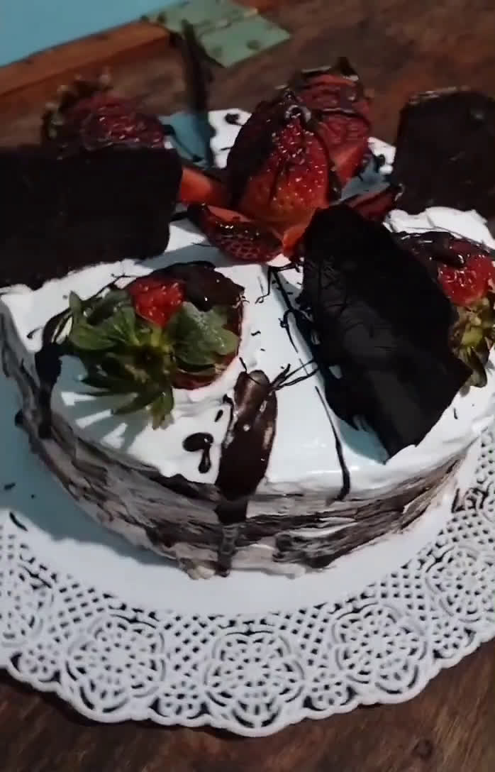 Foto del paso 5 de la receta: Selva negra 🍰🖤