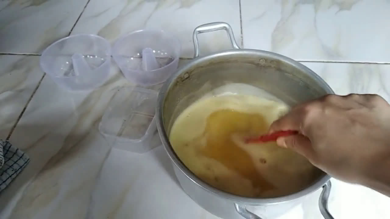 Foto langkah ke 5 dari resep Puding Labu Kuning (Pumpkin Pudding).