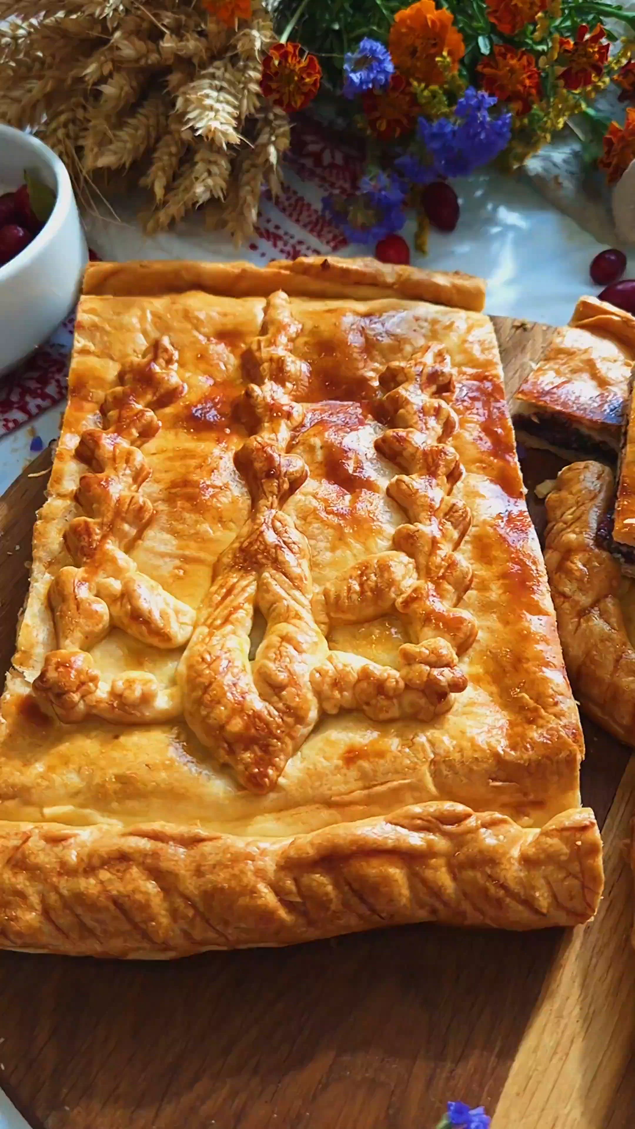 Фото кроку 1 до 🥧 Пиріг Незалежності з маком і кизиловим джемом 🇺🇦.