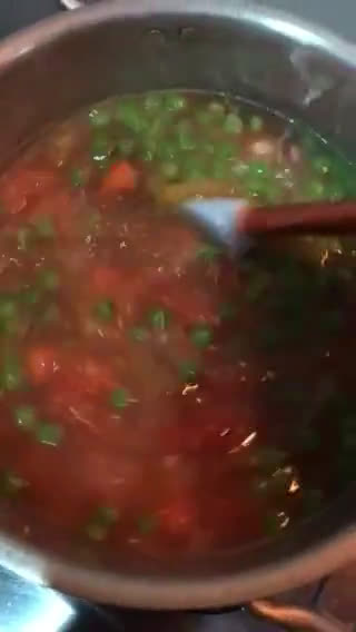 Foto langkah ke 4 dari resep Sup Tomat Makaroni.