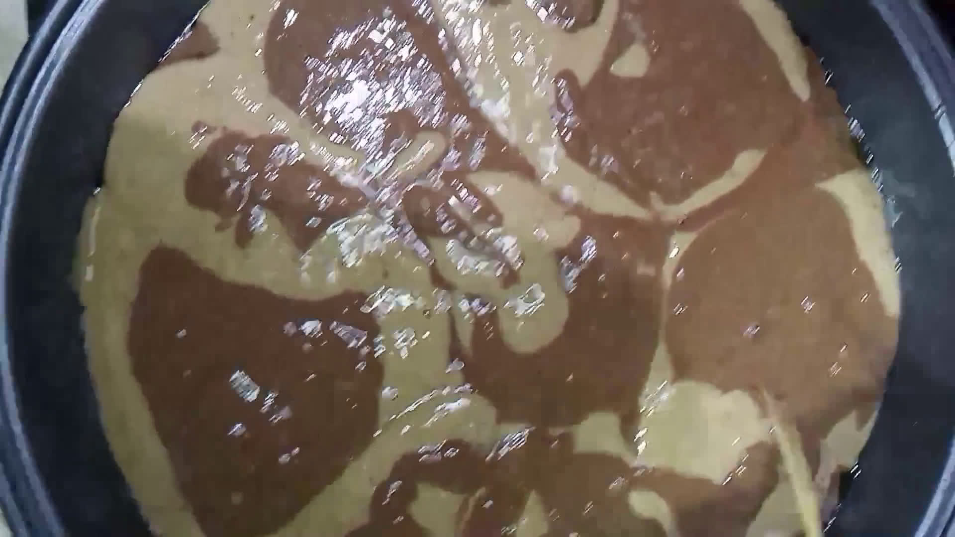 Foto del paso 5 de la receta: Torta de banano marmolada.🍌