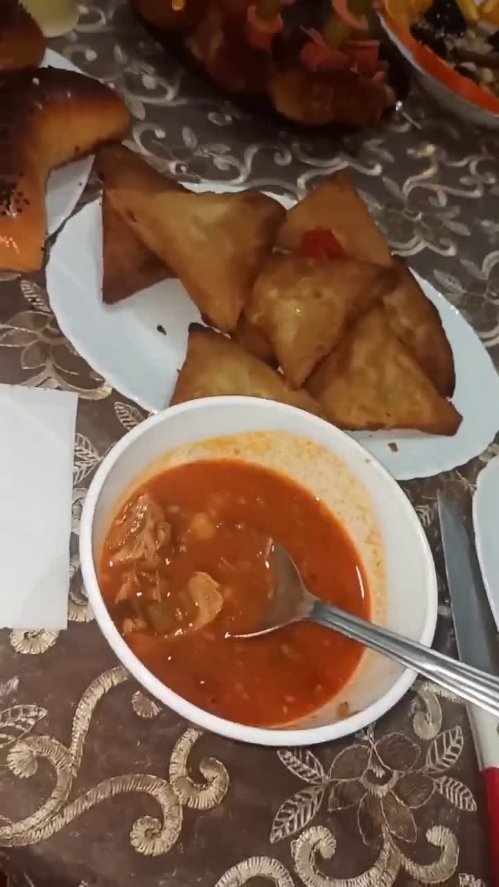 صورة لخطوة 11 من وصفة بوراك جزائري على شكل مثلاثات 🥟 🇩🇿🇩🇿🇩🇿