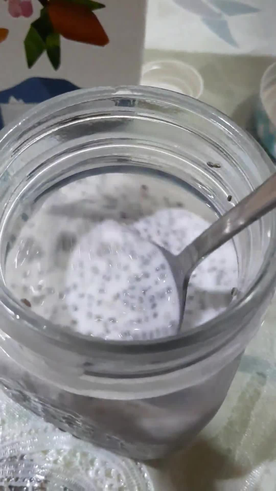 Foto langkah ke 2 dari resep Chia Pudding.