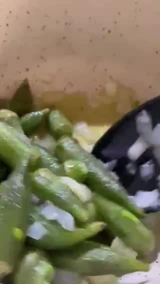 عکس مرحله 1 از دستور بامیه پلوی خوشمزه