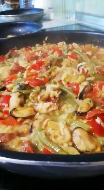 Foto del paso 8 de la receta: Paella mar y montaña
