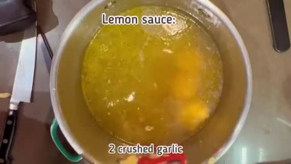 A picture of step 6 of Double lemon chicken with cheat’s preserved lemon.