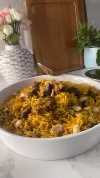 صورة لخطوة 8 من وصفة كبسة ارز باللحم