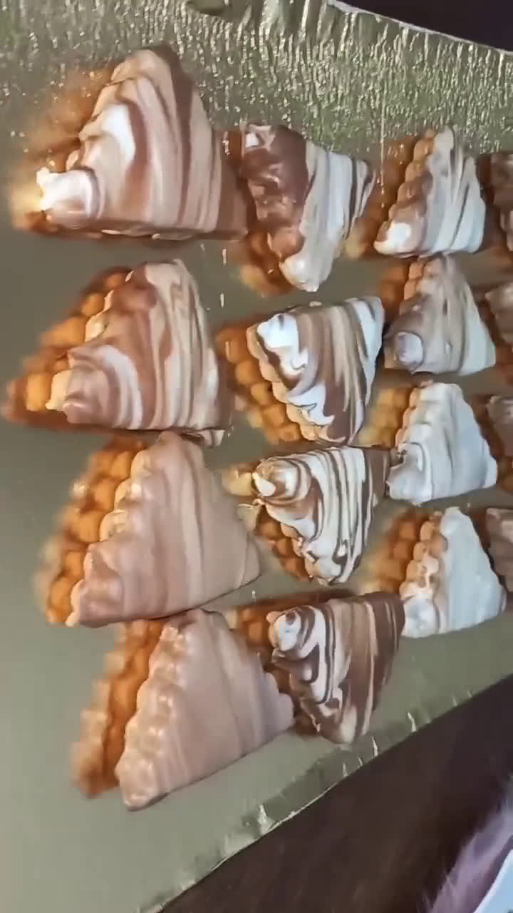 صورة لخطوة 22 من وصفة حلوة الرخام 🥟🍫🥟