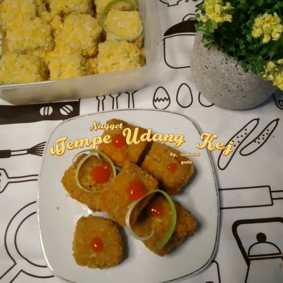 Foto langkah ke 7 dari resep Nugget Tempe Udang Keju.