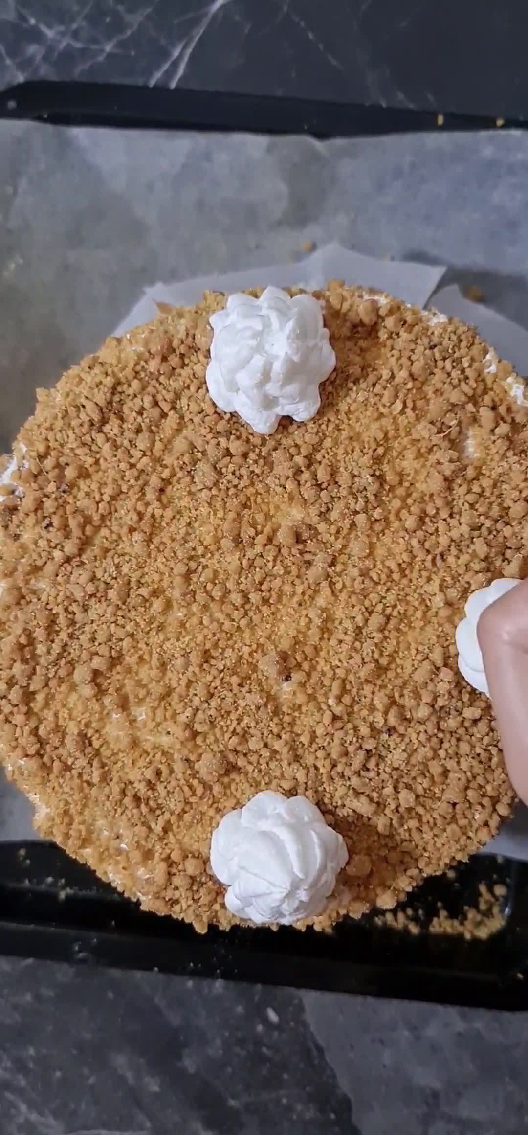 Foto langkah ke 6 dari resep Bolu Crumble Kopi Jahe.