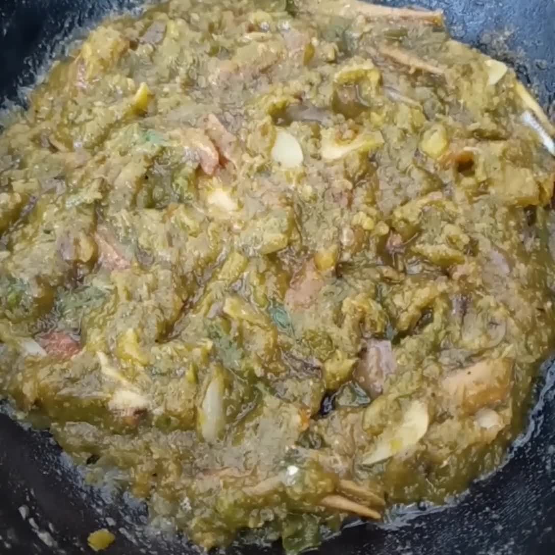 Foto langkah ke 4 dari resep Terong Sambal Ijo.