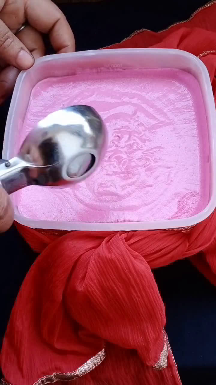 बीटरूट आइसक्रीम(beetroot icecream recipe in hindi) रेसिपी चरण 8 फोटो
