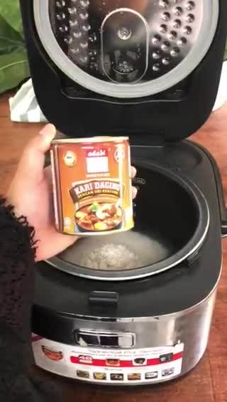 Gambar langkah 2 resipi Nasi Kari Daging Adabi.