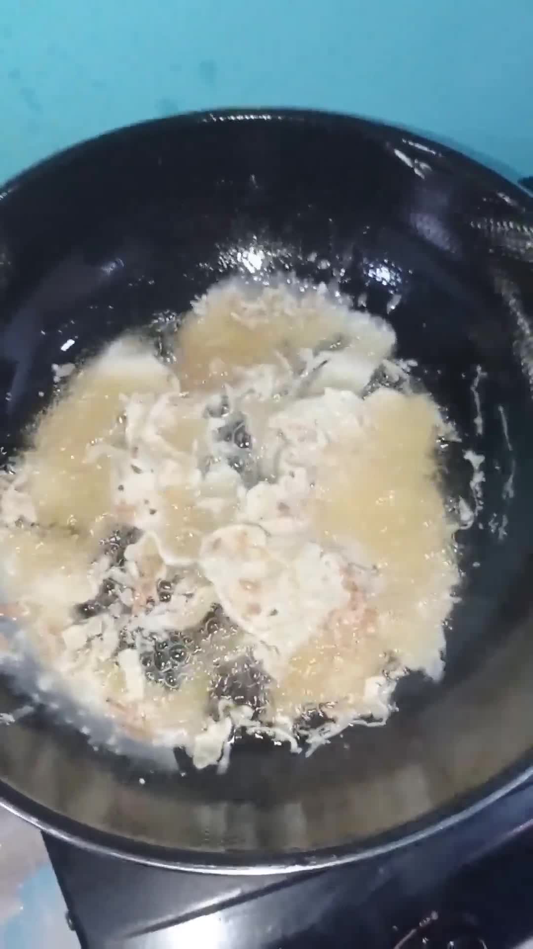 Foto langkah ke 4 dari resep Rempeyek udang rebon.