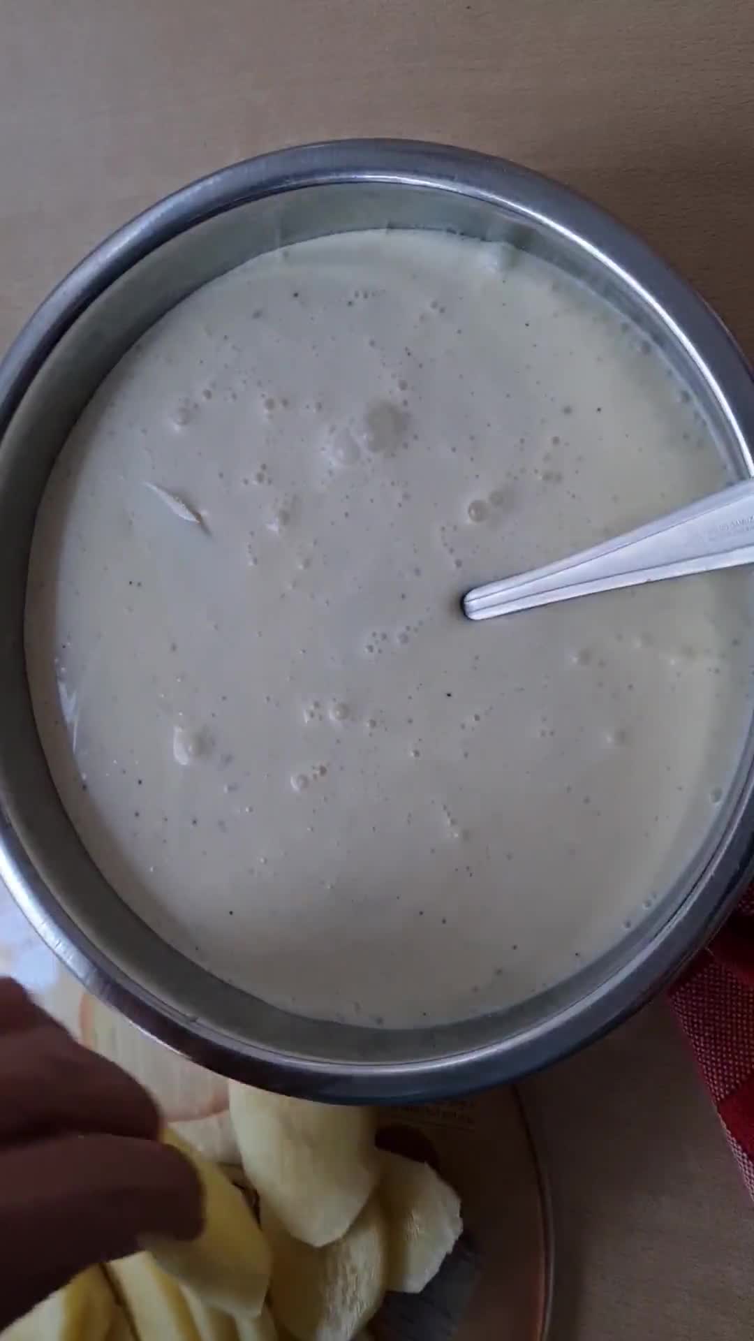 Foto del paso 3 de la receta: Papas a la crema con queso azul 🇫🇷 inspirada en receta francesa Gratin dauphinois (*) 🇫🇷