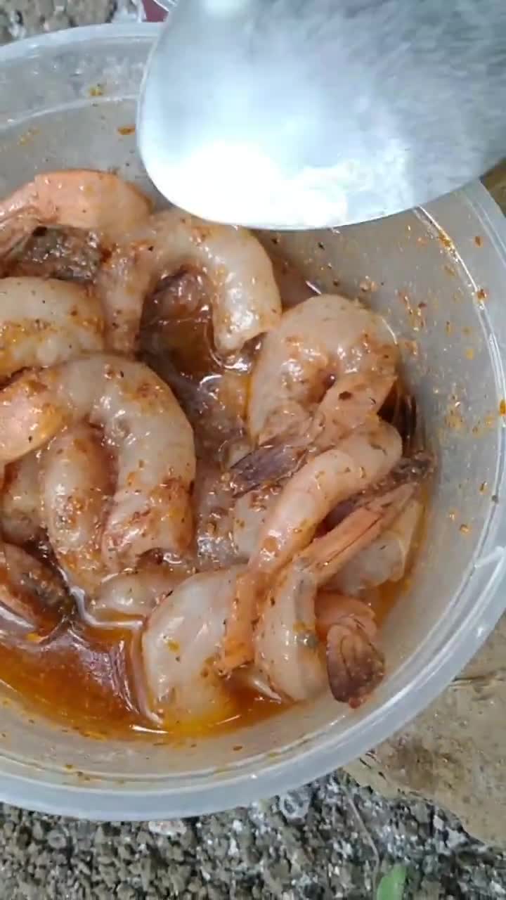 Foto langkah ke 2 dari resep Udang Goreng Terasi.
