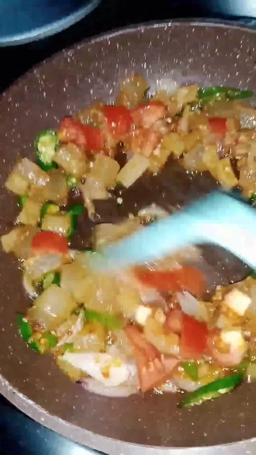 Foto langkah ke 3 dari resep Kikil Cabe Hijau.