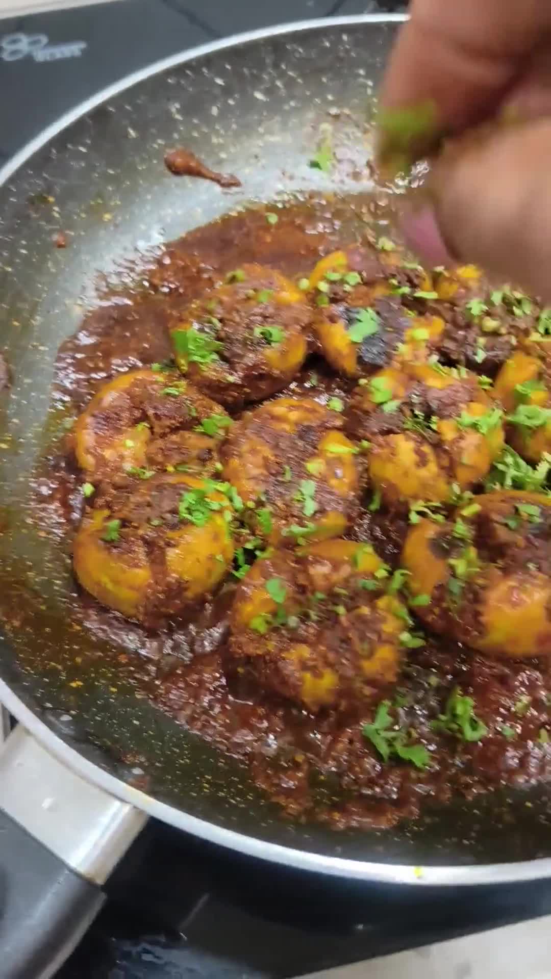 देसी भरवां टिंडे (desi stuff apple gourd recipe in Hindi) रेसिपी चरण 5 फोटो