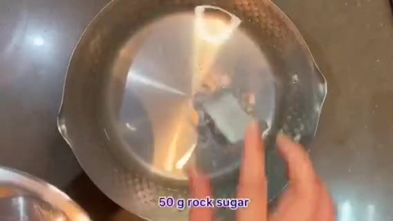 A picture of step 1 of Coconut and berries pudding with sago tapioca balls.