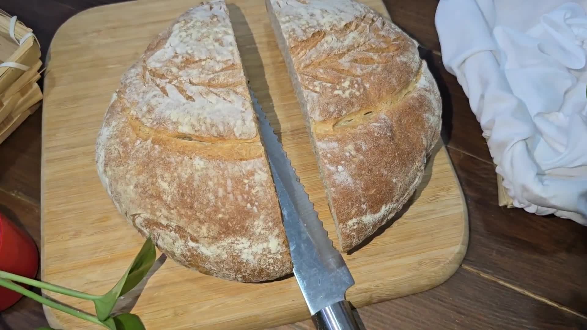 عکس مرحله 15 از دستور نان خمیر ترش هایبریدی (Hybrid sourdough bread)
