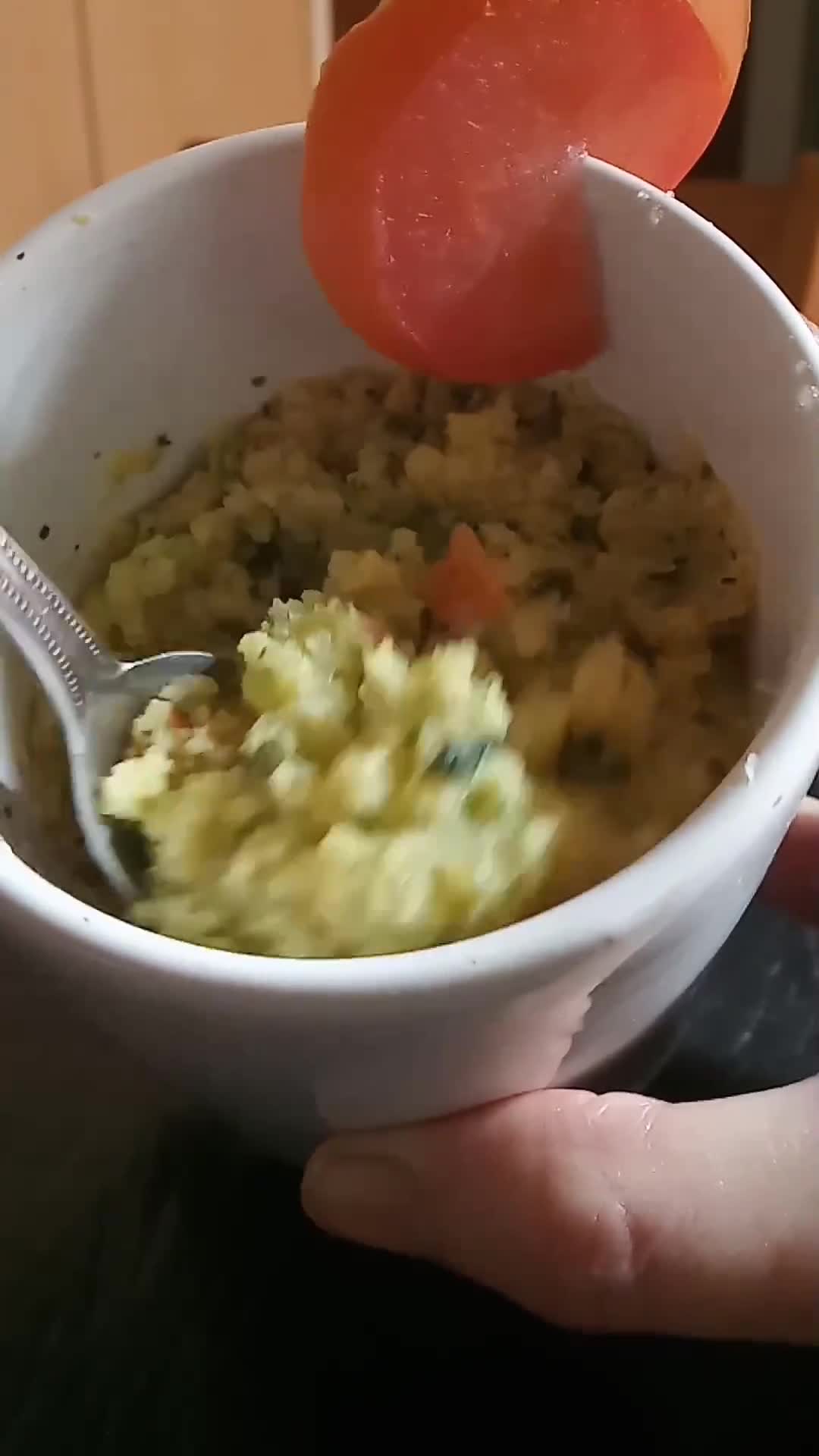 Foto del paso 5 de la receta: Polenta en taza para llevar : sin gluten y vegan