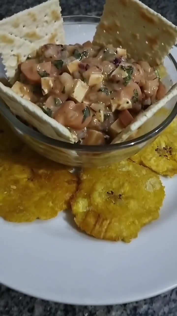 Foto del paso 5 de la receta: Ceviche de salchicha y queso ⚡