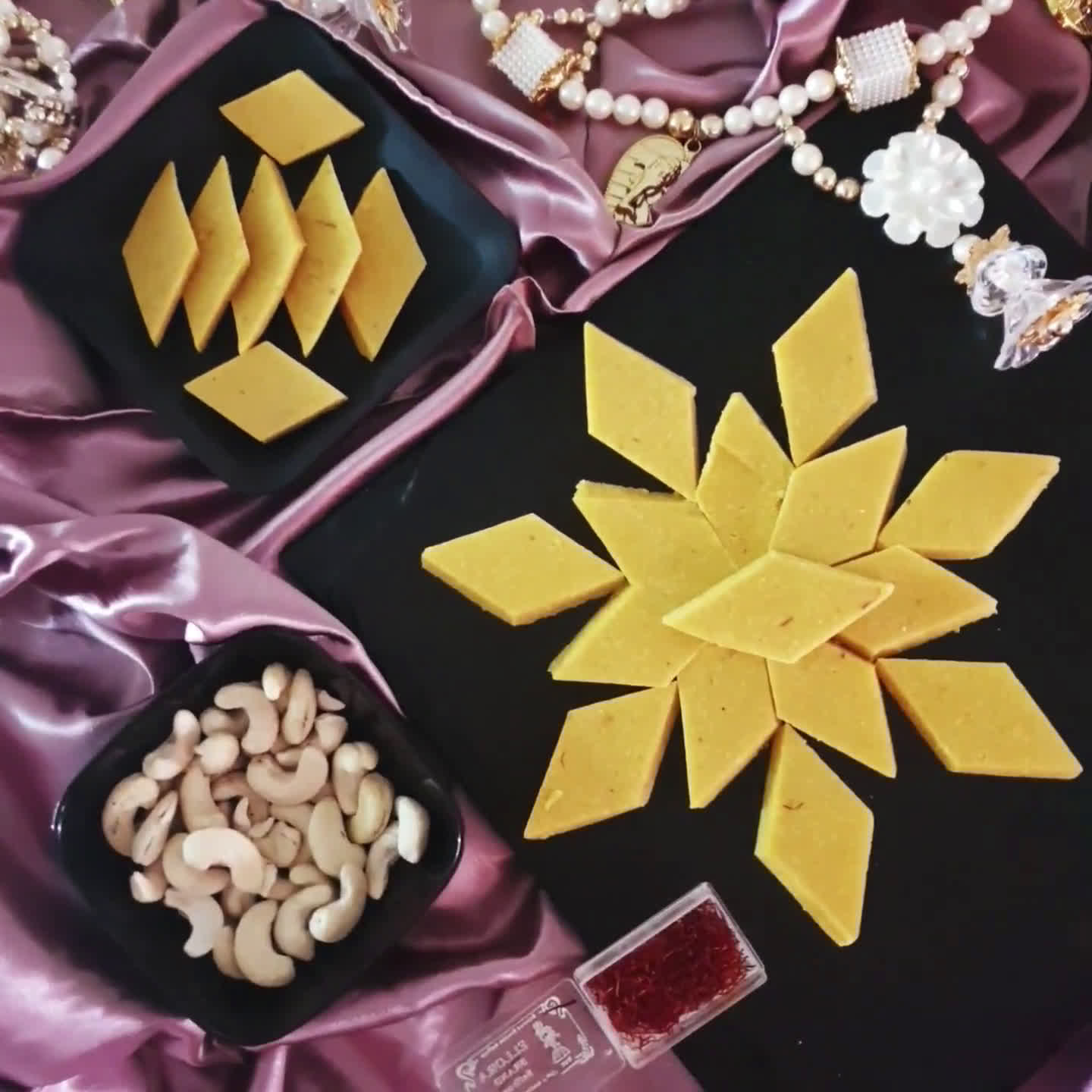 કેસર કાજુ કતરી (Kesar kaju katli recipe in Gujarati) રેસીપી સ્ટેપ11ફોટો