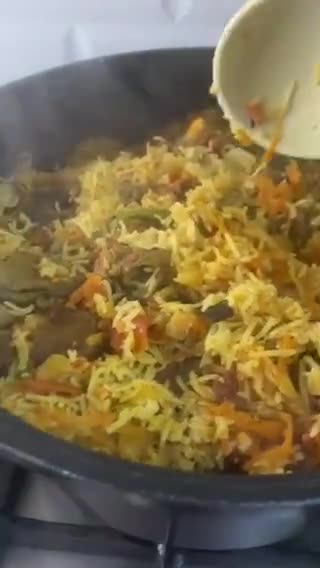 صورة لخطوة 9 من وصفة ارز بخاري باللحم