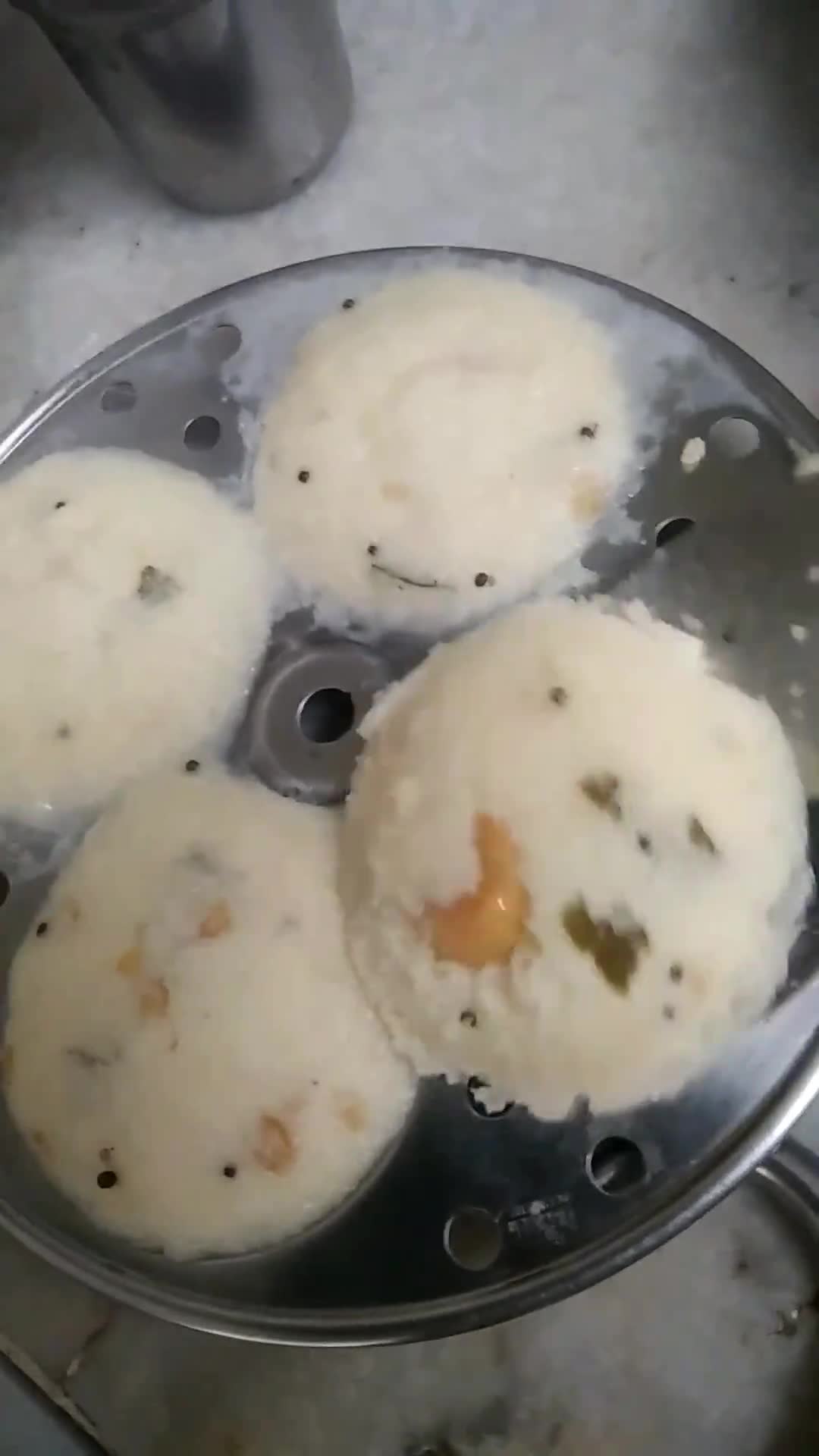 A picture of step 12 of Instant Rava Idly & Quick Sambhar.
