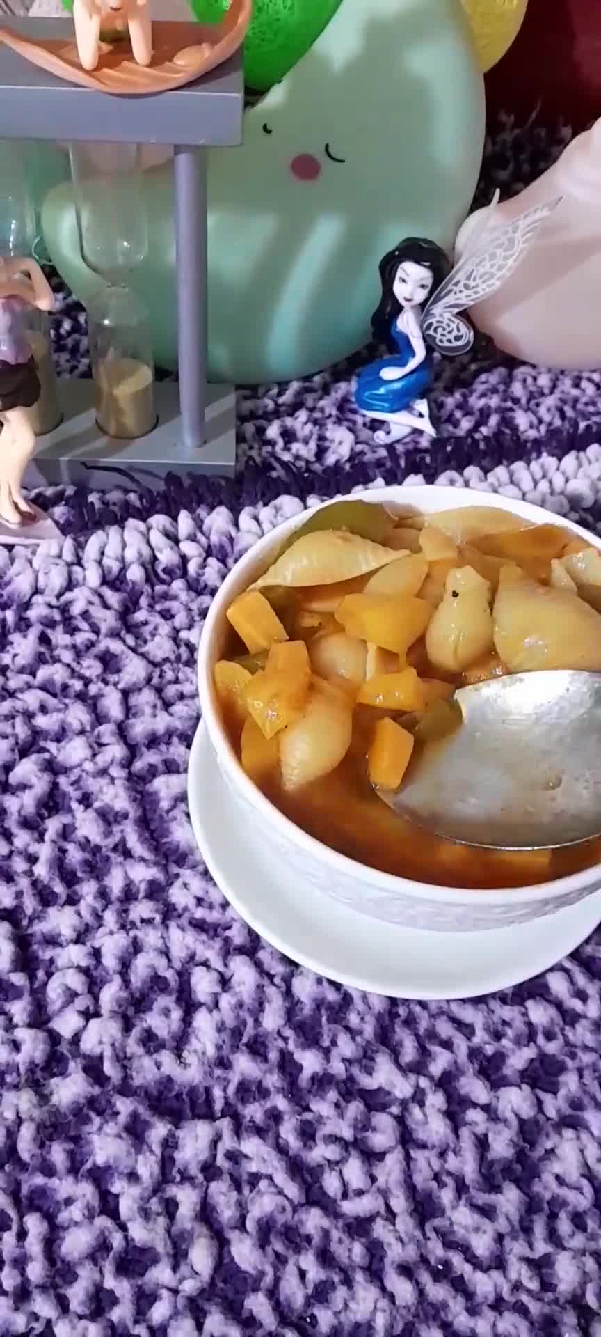 صورة لخطوة 2 من وصفة معكرونة الخضار بدون سلق